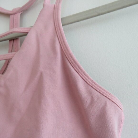 ZYIA ACTIVE Grid Sports Bra in Light Pink Athleisure Workout Gym - Size M - Picture 8 of 13